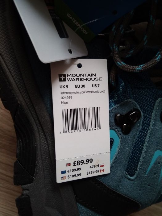 Buty górskie f. Mountain Warehouse r. 38