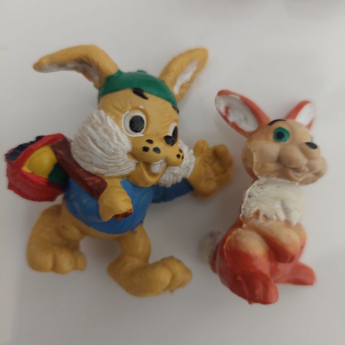 Figurki królika PRL