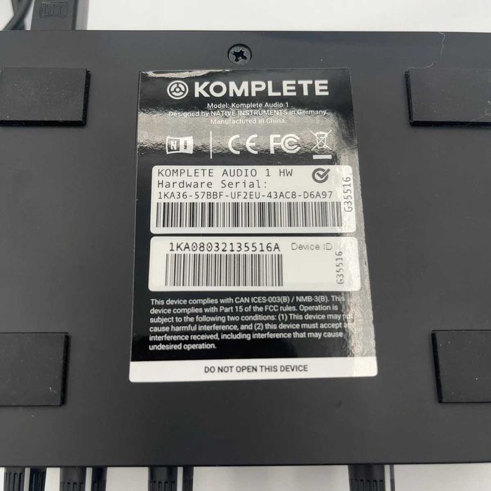 Native Instruments Komplete Audio 1 (Звукова карта / Аудiо-iнтерфейс / Аудiо-карта / Звуковуха)