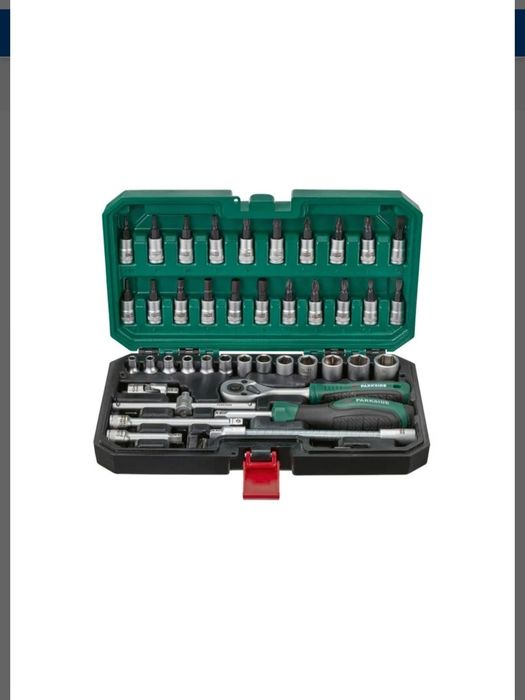 conjunto chaves roquete 46 peças parkside