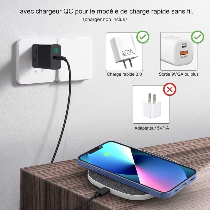 Stylowa ładowarka bezprzewodowa Wireless ST01 iPhone Samsung S SPM285