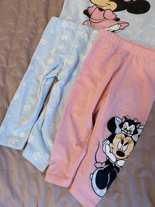 Komplet dres bluza legginsy Myszka Minnie rozm 80