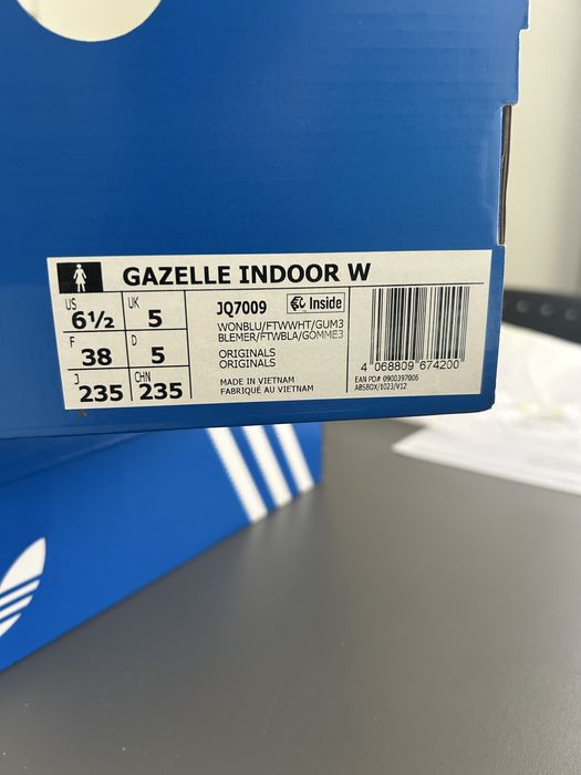 Adidas Gazelle Indoor Baby Blue