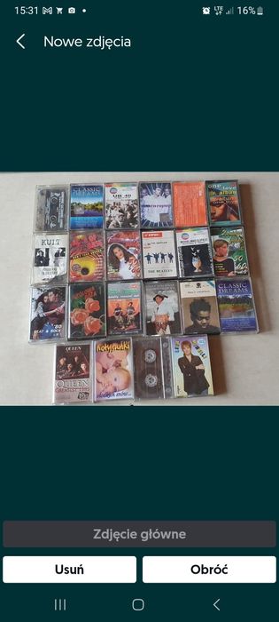 Kasety zestaw pop rock Disco