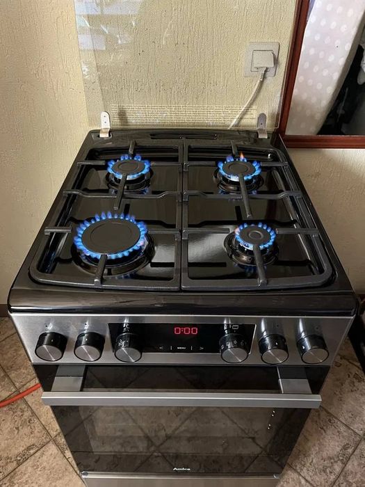 Газовая/газова плита Beko FSM52335DXDS гарантія, доставка, занос !