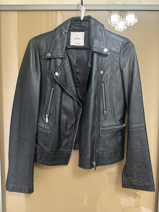 Кожанка, кожа Mango xs