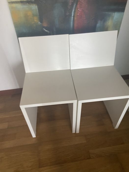 Cadeiras Brancas madeira