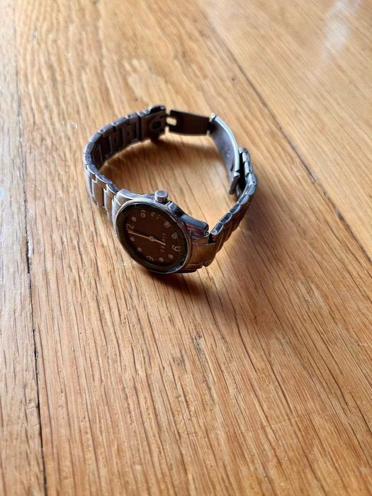 Zegarek damski Esprit – stalowy, grafitowy cyferblat, elegancki