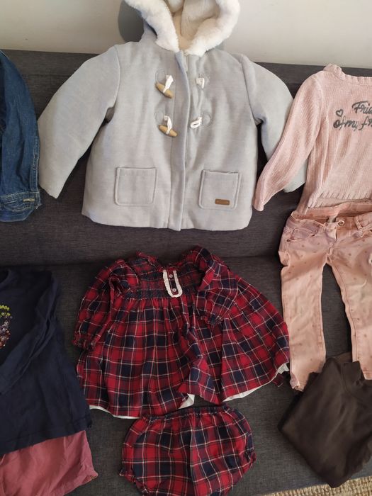Lote 33 - roupa de menina Inverno 2 anos