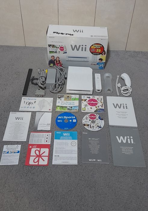 Consola Nintendo Wii Family Edition (EXCELENTE ESTADO NA CAIXA)