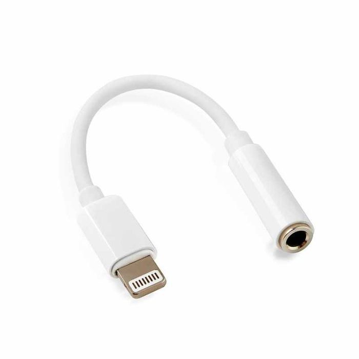 Adapter Lightning na jack 3.5mm biały