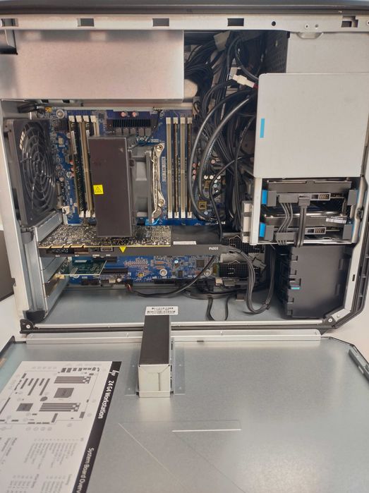 HP Z4 G4 - Xeon W2133 + 48GB + 2.5TB + nVidia P4000 - workstation potente, estimada e revista