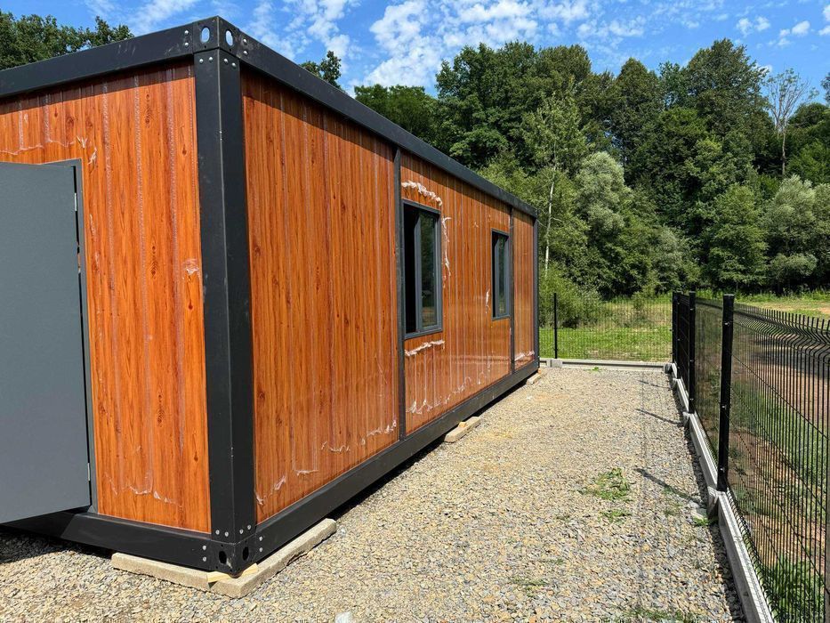 Kontener biurowy 4x8 GIGANT 32m2 | socjalny, modułowy, ocieplany | producent | kontener budowlany, magazynowy | dostawa PL