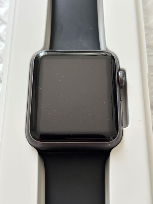 Apple Watch 1ª Gen (Series 0) 42mm Sport – com caixa e cabo