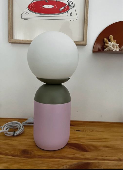 Lampa stołowa Nordlux notti okrągła matowa