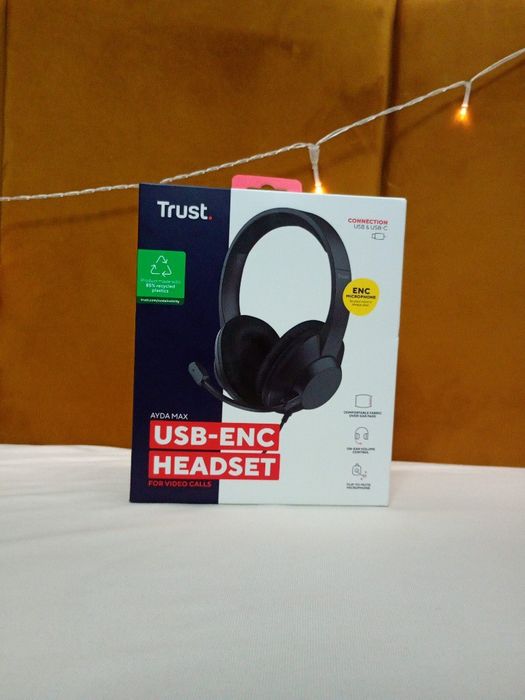 Headset Trust Ayda Max USB-ENC