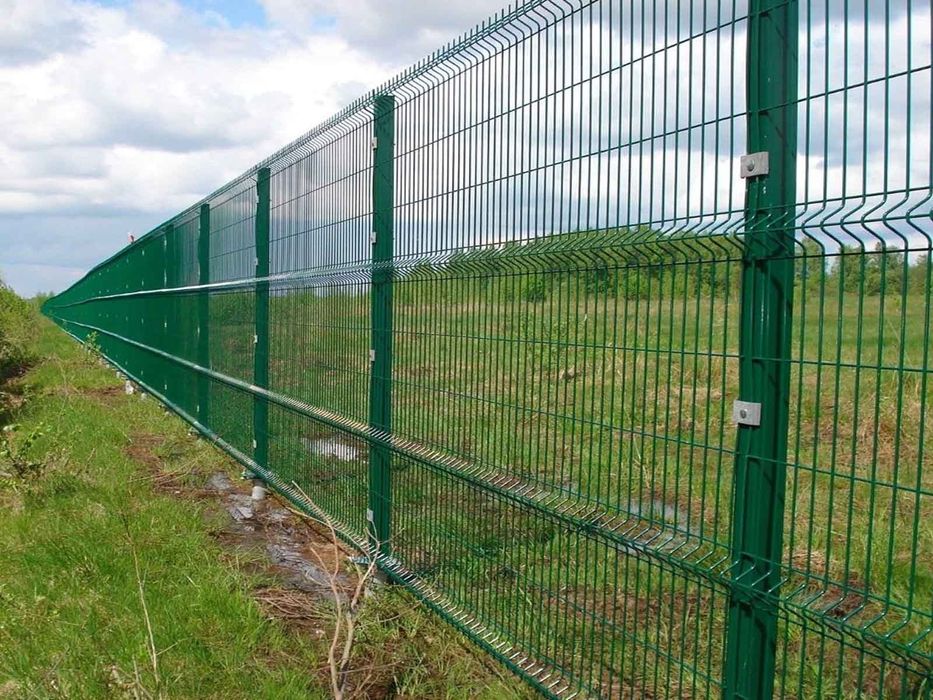 Забор ограждение, установка - евросетка - металлический секционный ...