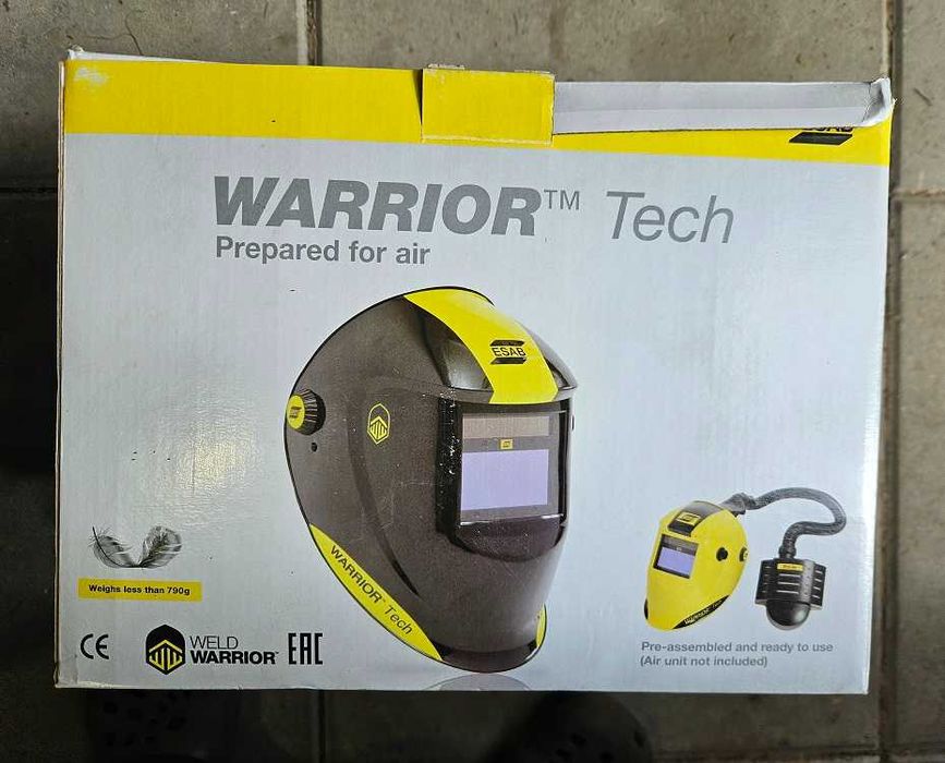 Esab Warrior Tech z nawiewem