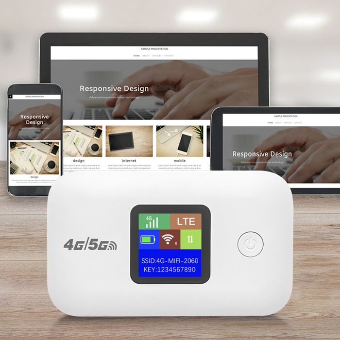 Роутер карманий безпровідний 4g 5g 3000mah акум