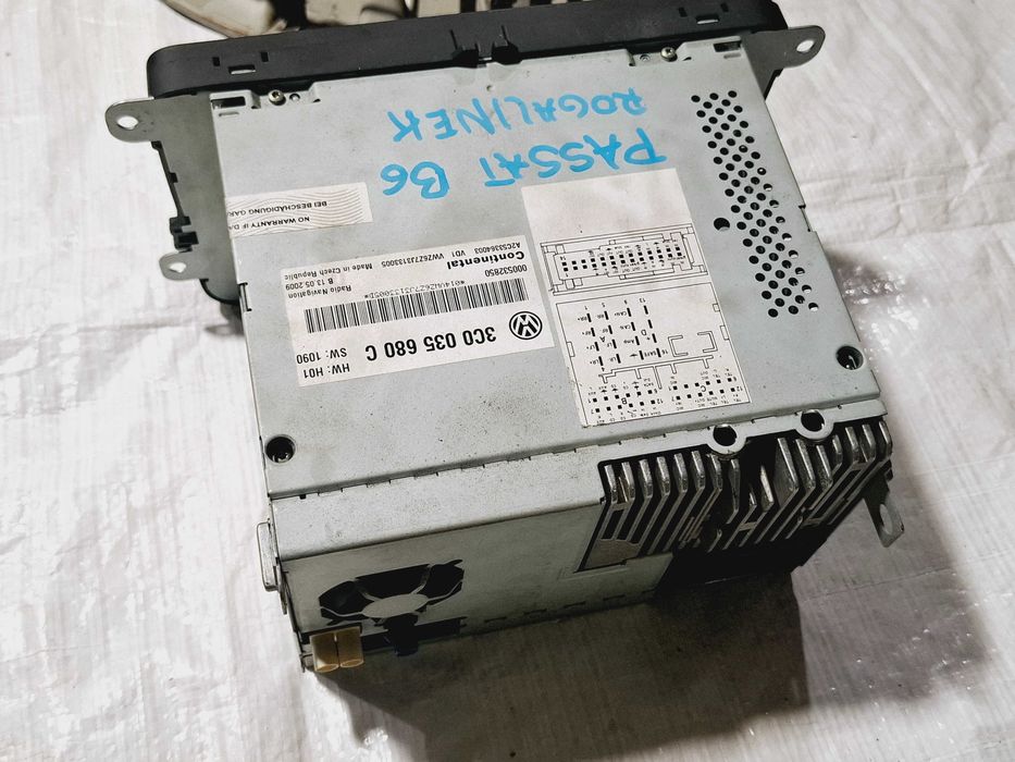 nawigacja navi nawi radio fabryczne vw passat b6 3c0 2005 - 10 rns 510 3c0035680c