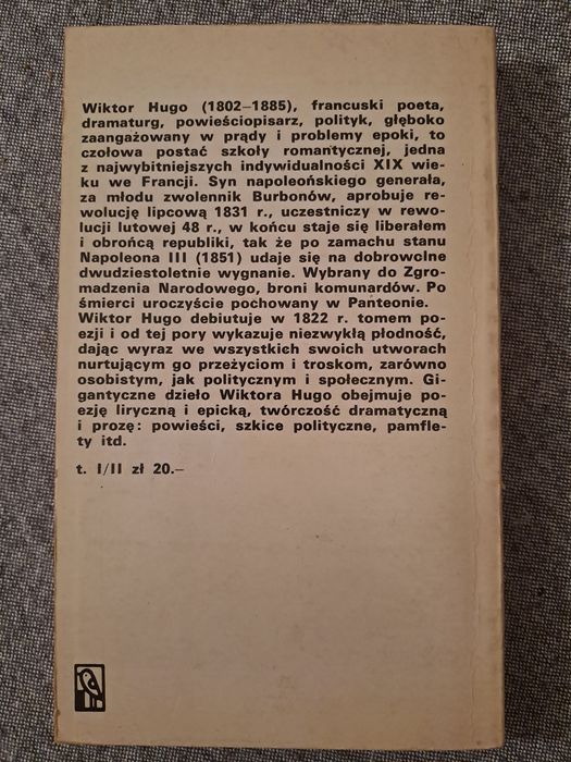 Tom I Wiktor Hugo Katedra Marii Panny w Paryżu