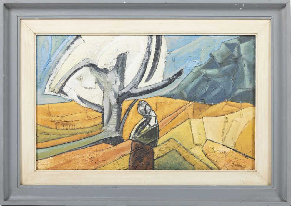 Pintura - J. Silva - 1979 (assinada)