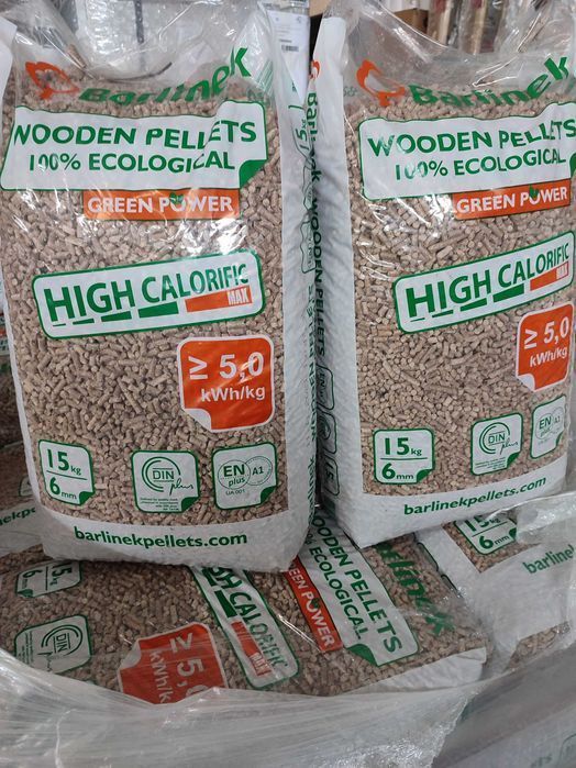 Pellet Barlinek drzewny opałowy 6 mm worek 15 kg tanio
