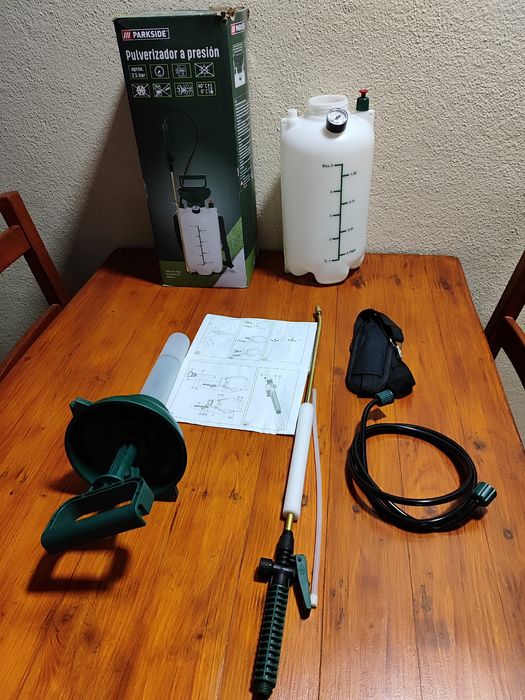 Pulverizador bomba de pressão com manómetro