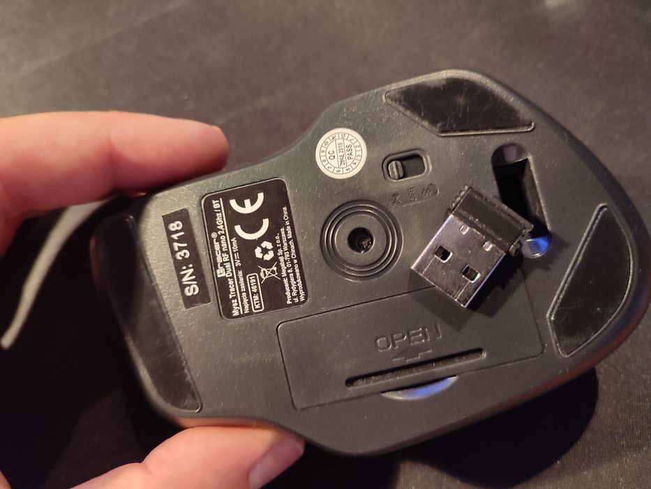 Myszka bezprzewodowa tracer z funkcją bluetooth