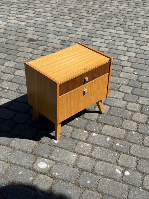 Stolik nocny, szafka lata 70 Dania Vintage retro