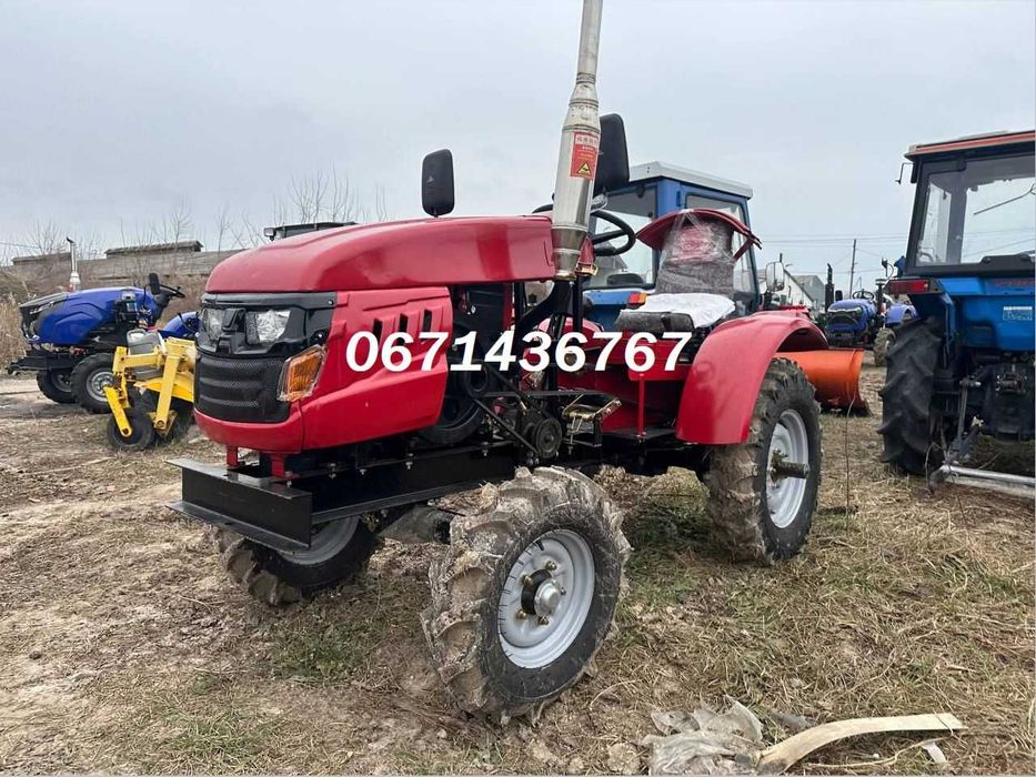 Мото-Трактор 160BN з Посиленою рамой+ Фреза та Плуг ДОСТАВКА-0! Кредит