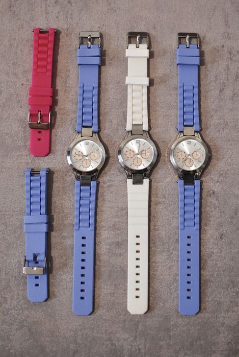 Жіночий наручний годинник Ів Роше набір 3 шт + 2 змінних ремінця