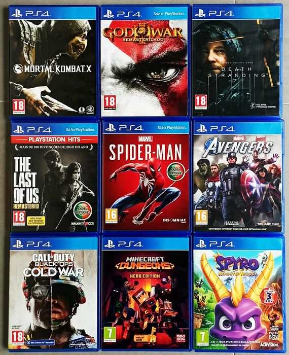 Jogos Playstation 4 (PS4)