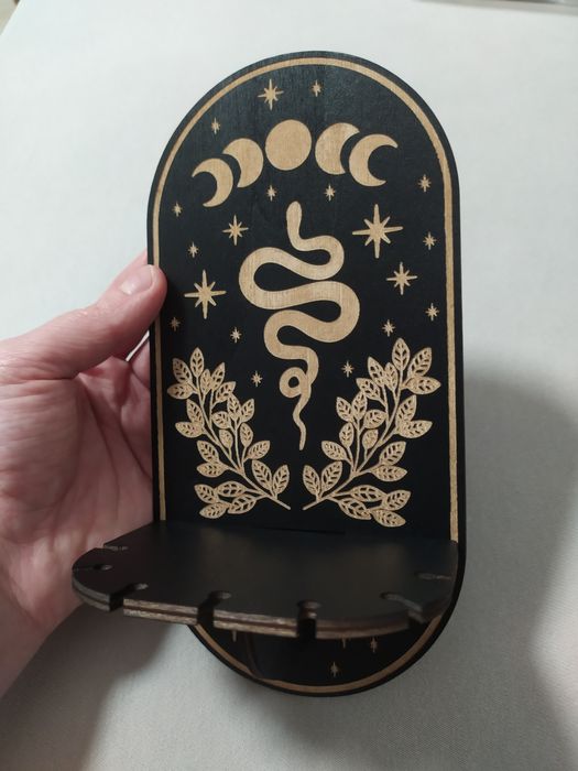 Półeczka ozdobna drewniana