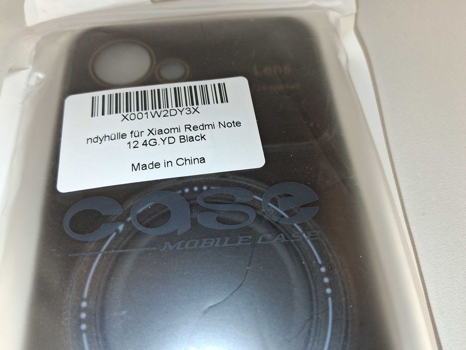 Y031 Etui Magnetyczne Czarne Xiaomi Redmi Note 12 4G