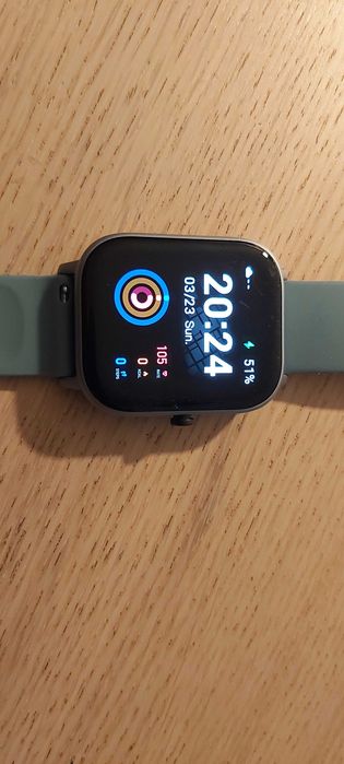 Smartwatch Amazfit GTS niebieski - komplet