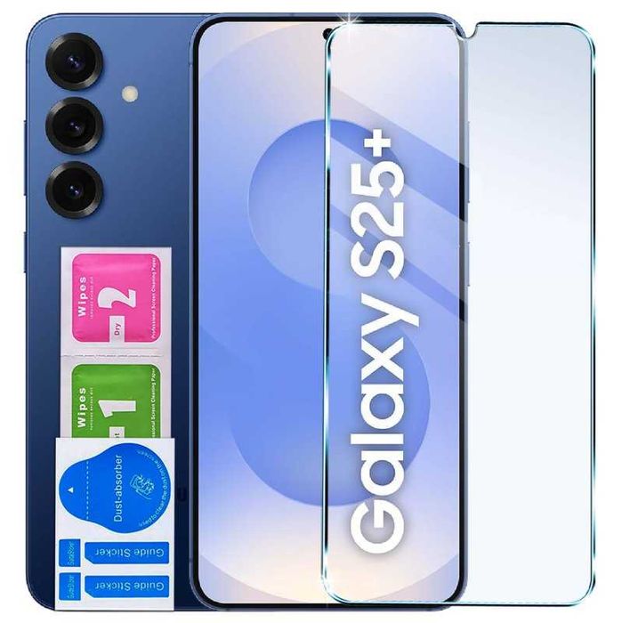 Etui Case MagSafe Niebieski do Samsung Galaxy S25 Plus + Szkło Hartowane