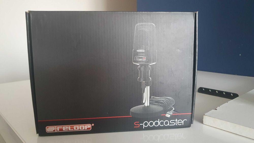 Reloop sPodcaster, mikrofon pojemnościowy do podcast ów