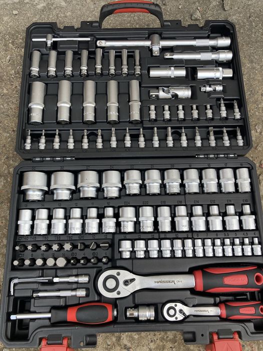 Набір інструментів професійних Haisser 108 одиниць 1/4ʼʼ&1/2ʼʼ