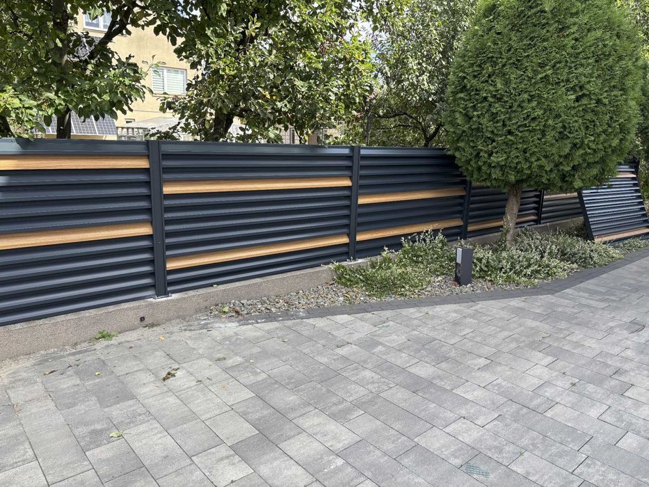 ogrodzenie aluminiowe NOWOCZESNE