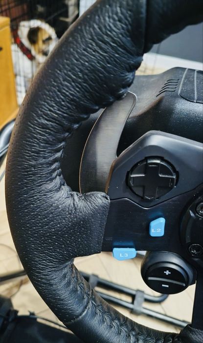 Fotel wyścigowy + kierownica Logtech PS3/4/5 i PC, stan idealny