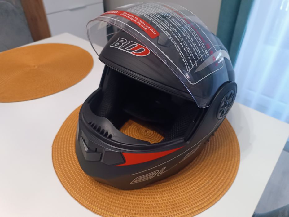 Kask NOWY czarny rozm. XL