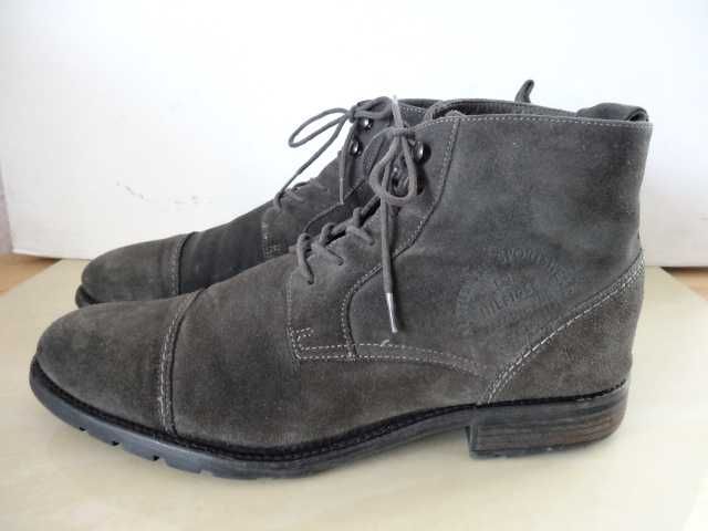 Buty TOMMY HILFIGER CARLOS roz 45 Skóra Trzewiki Męskie