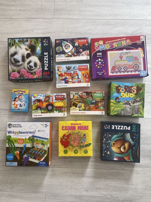 Пазли мозаіка ігри настільні