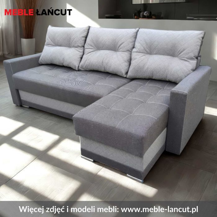 Narożnik Sofa Fox PIK -bonel ,2xpojemnik, automat,mały, zgrabny.