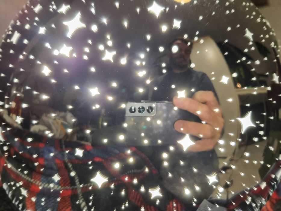 Lampa zewnętrzna - kula 25cm ...efekt gwiazd! Nowa!