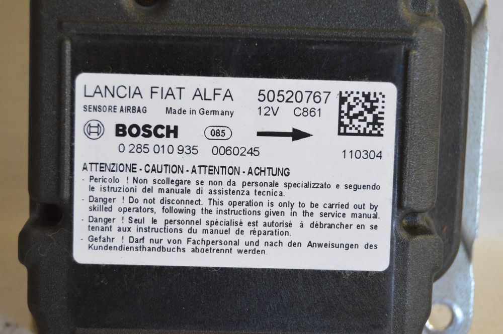 Centralina ECU Sensor Airbag Bosch Alfa Romeo