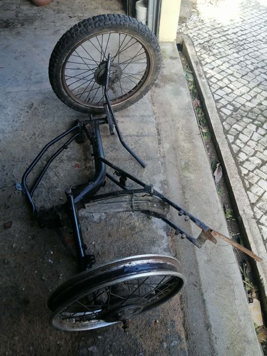 Quadro sachs tc e rodas