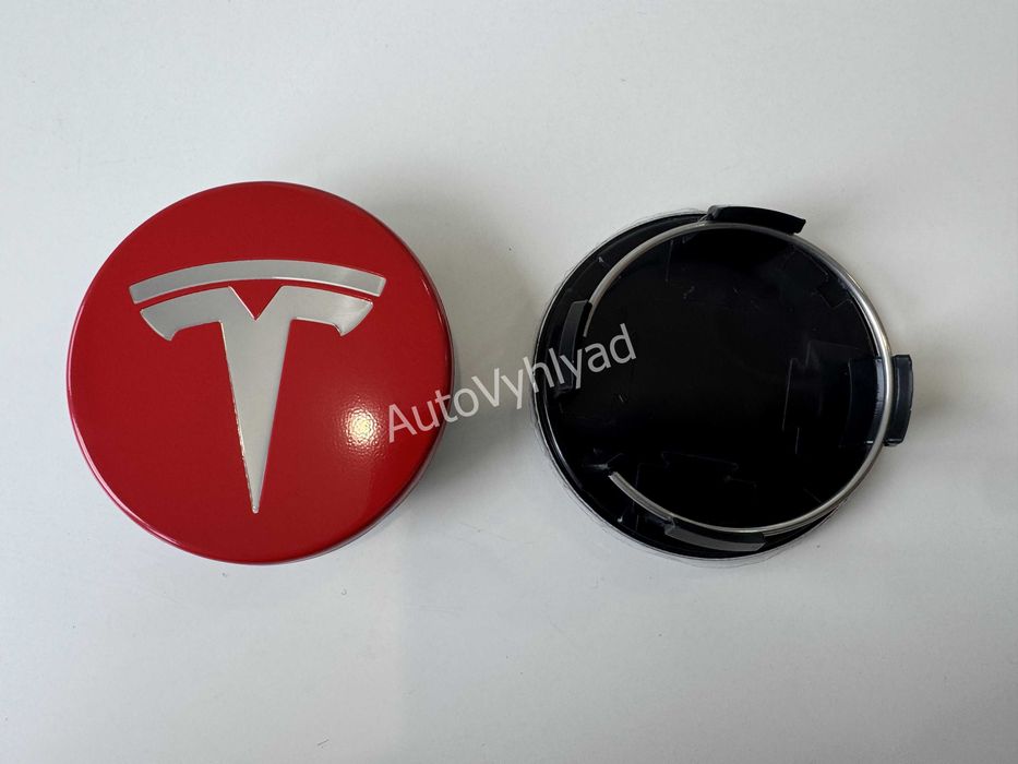 Ковпачки на диски заглушки TESLA тесла 58мм