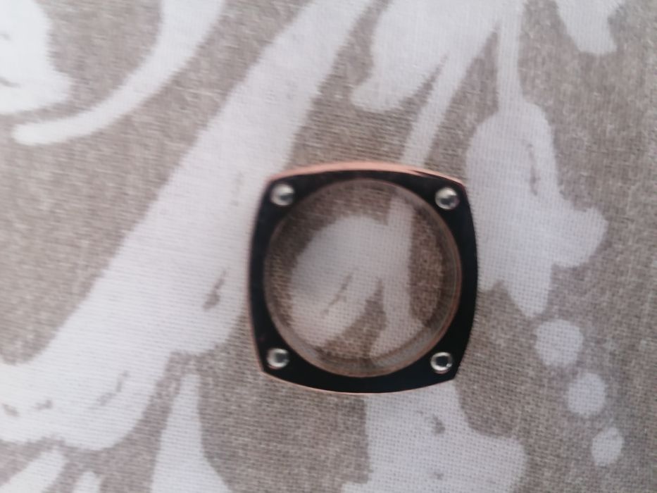 Anel aço e bronze Cargo